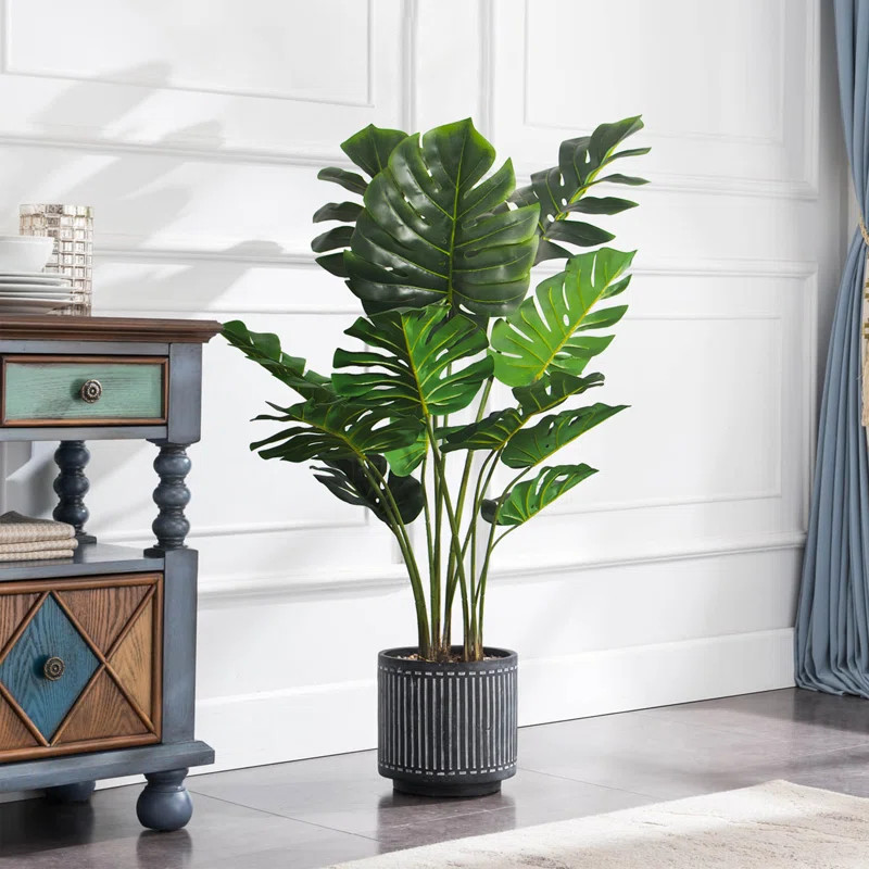 Artificial Philodendron Tree In Pot | Wayfair North America