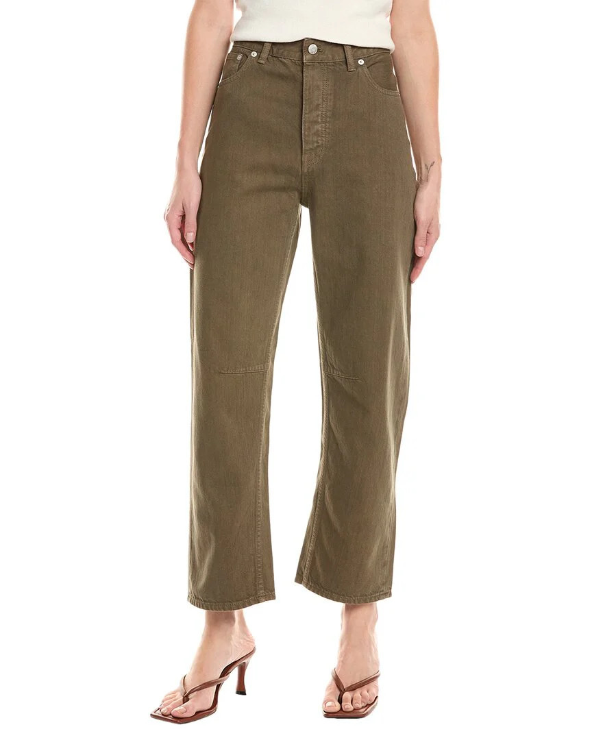 Madewell The Darted Driftwood Brown Barrel Jean | Shop Simon