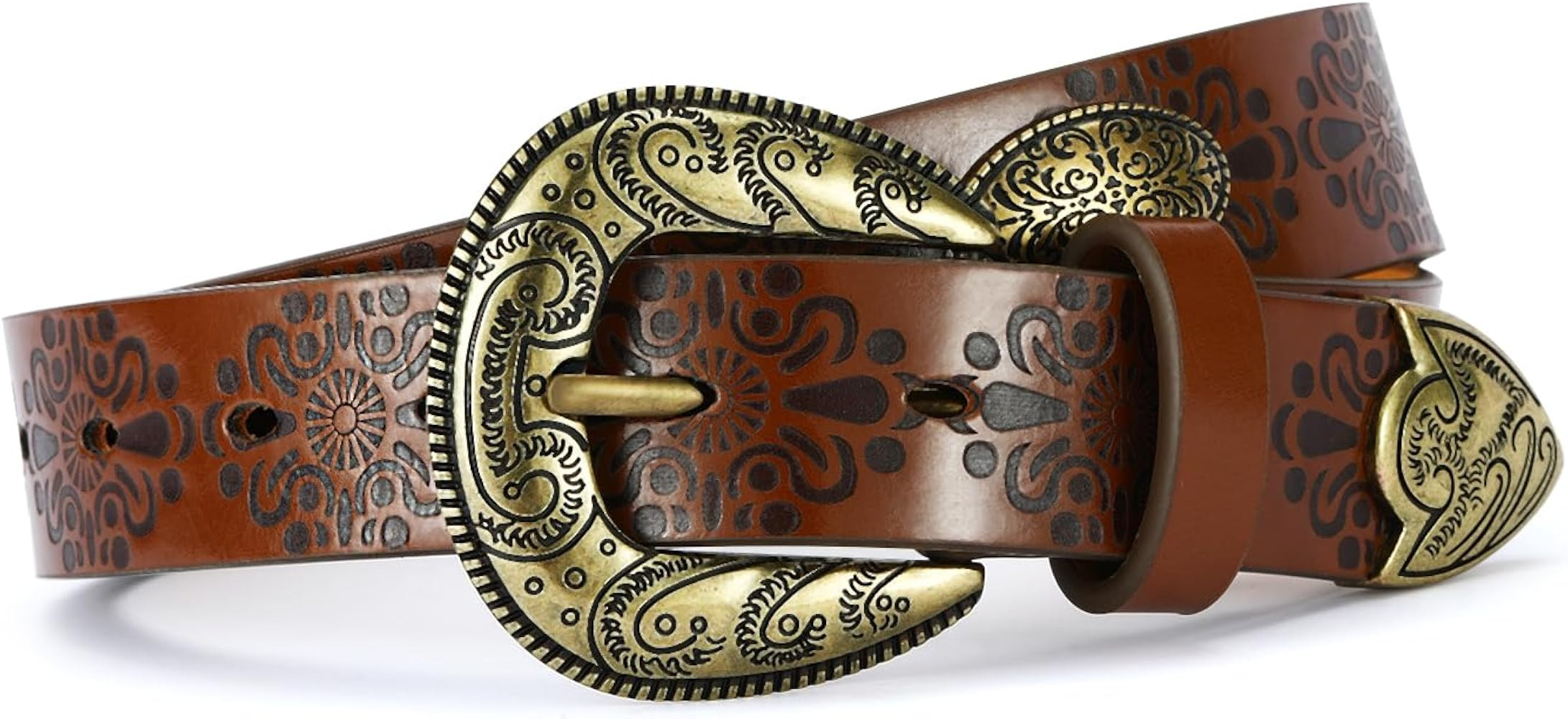 Western Belts for Women, Womens Cowgirl Country Belt for Jeans | Amazon (US)