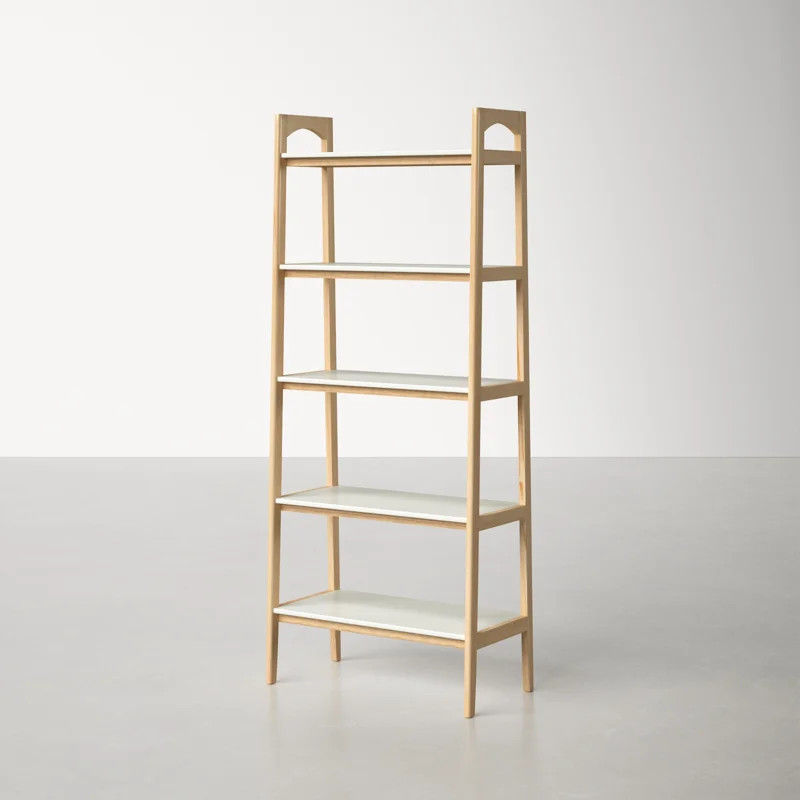 Soho 73'' H x 31'' W Solid Wood Ladder Bookcase | Wayfair North America