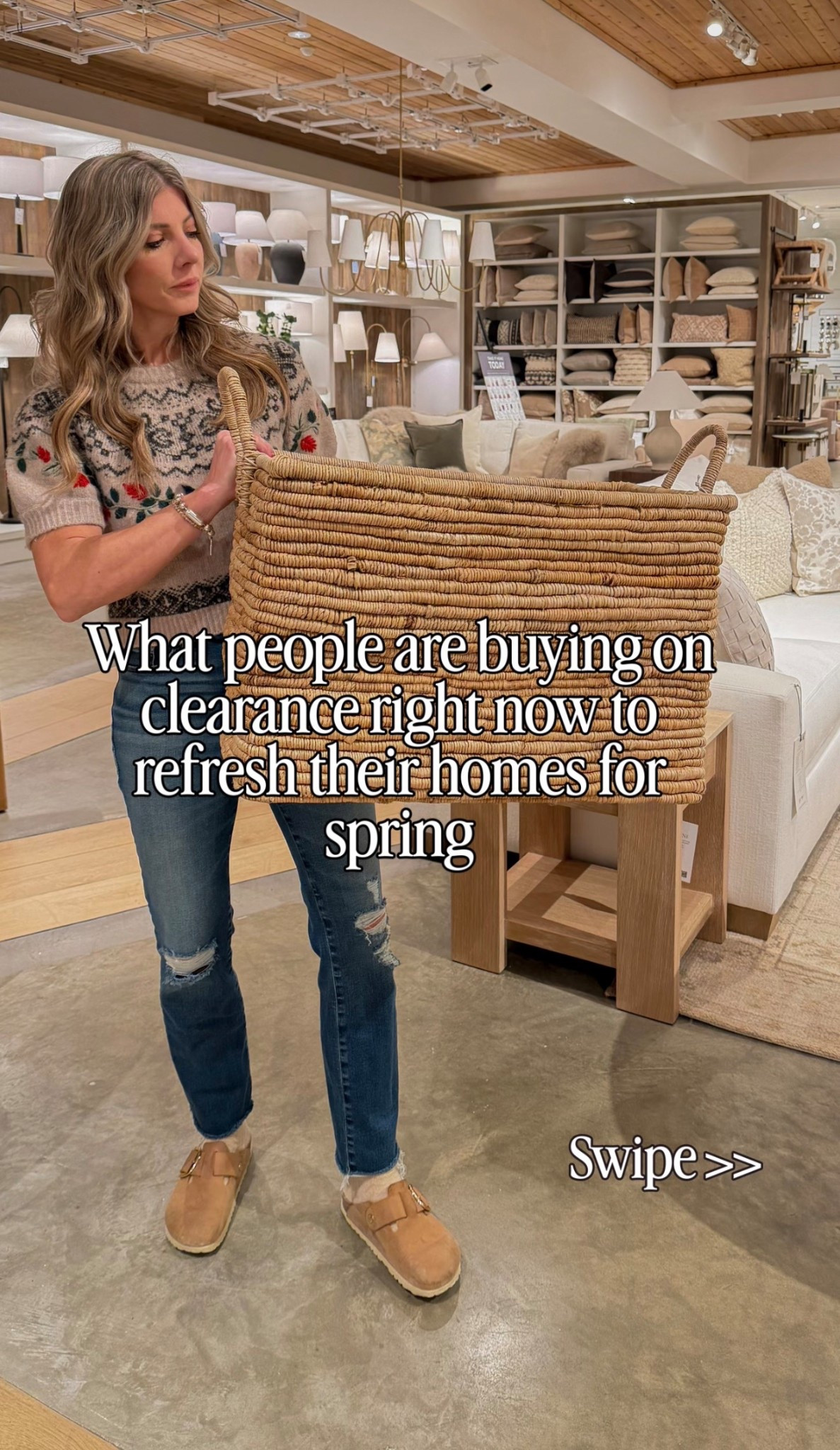 Love this basket the black one is actually on clearance right now. It’s really nice quality, a living room basket, kids, room basket, get organized for spring.

#LTKHome #LTKSaleAlert