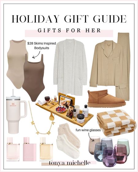 Holiday gift guides 2022 - amazon gifts for her - Nordstrom gifts for mom / sister / mother in law / sister in law / wife / best friend gifts - holiday pajamas - neutral fashion - wine glasses - perfumes - mama necklace - gifts for new moms / postpartum 



#LTKHoliday #LTKbump #LTKfamily