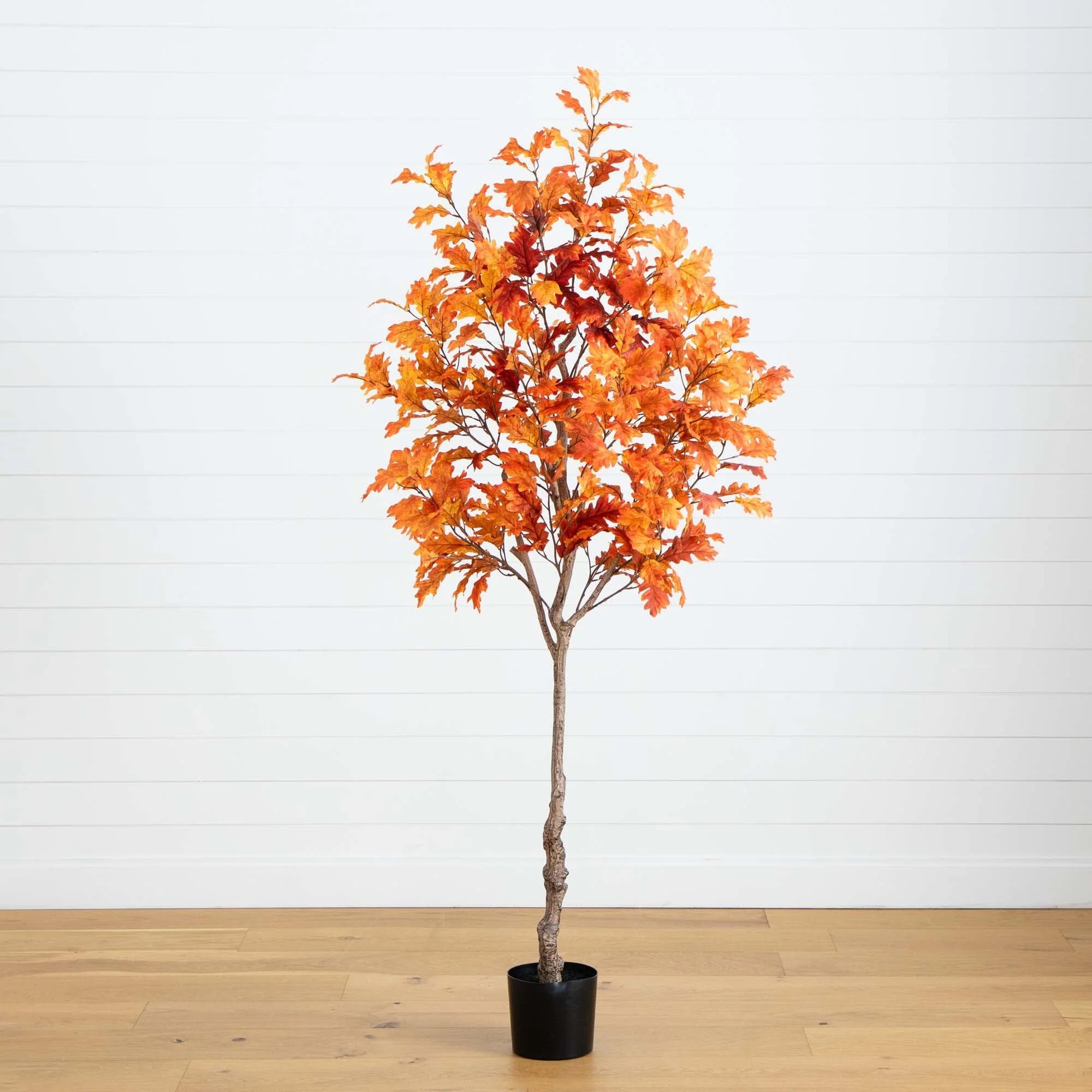 7’ Autumn Oak Artificial Fall Tree | Nearly Natural | Nearly Natural