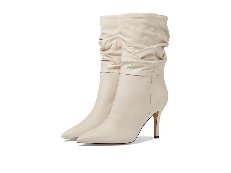 Nine West Slouch Women's Boots Cream Leather : 11 M | Zappos