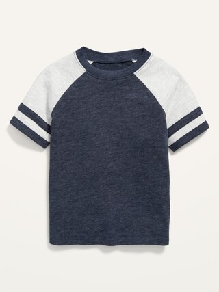Raglan-Sleeve Slub-Knit T-Shirt for Toddler Boys | Old Navy (US)