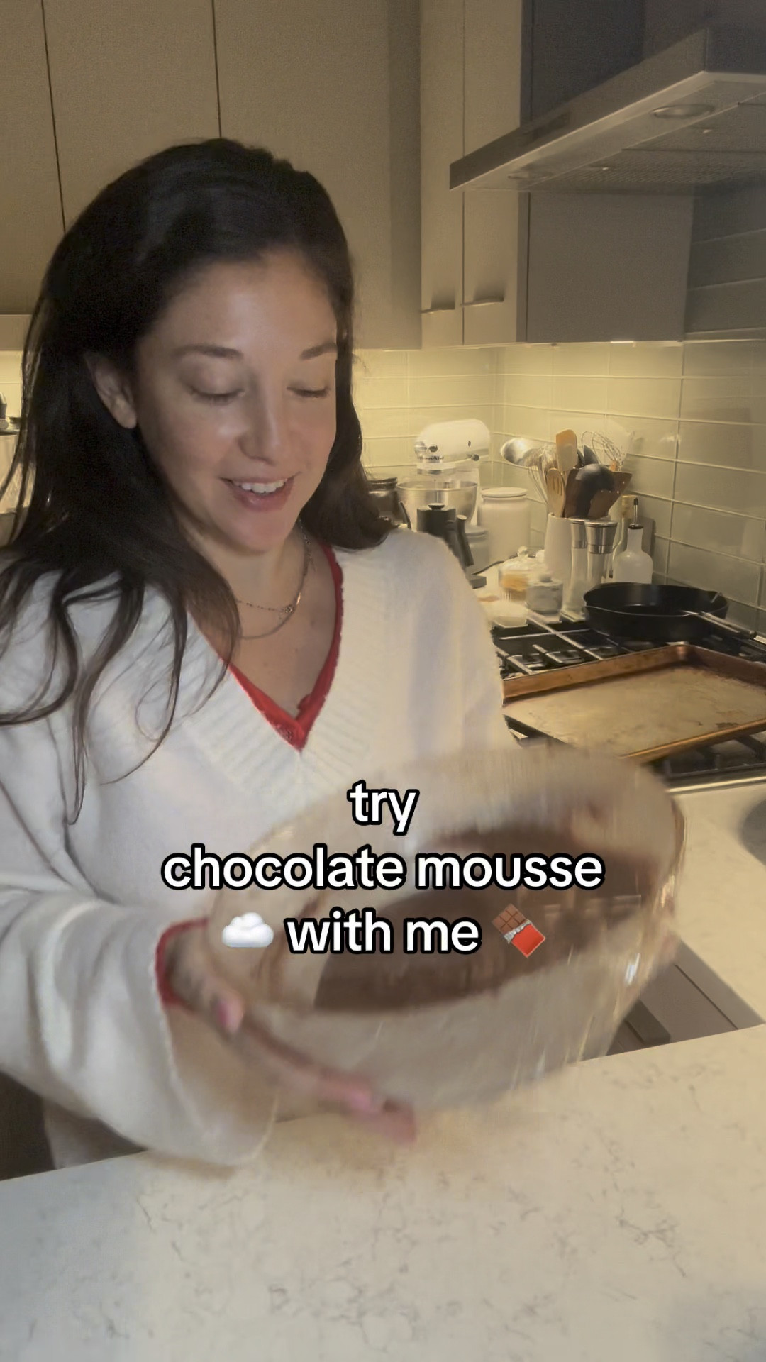 Make this mousse! It’s from Carla Lalli Music and it’s amazing. Make sure to really get the texture ribbony with the egg yolks. So good!

#LTKWatchNow #LTKHome #LTKParties