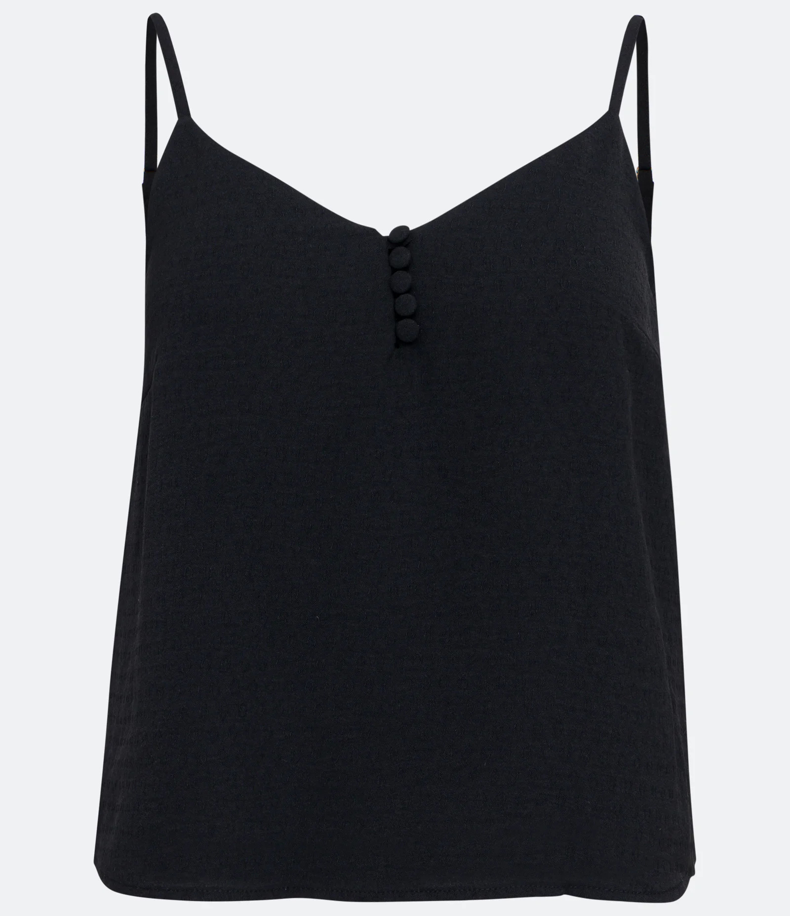 Blusa Regata com Botões no Busto Preto - Lojas Renner | Renner (BR)