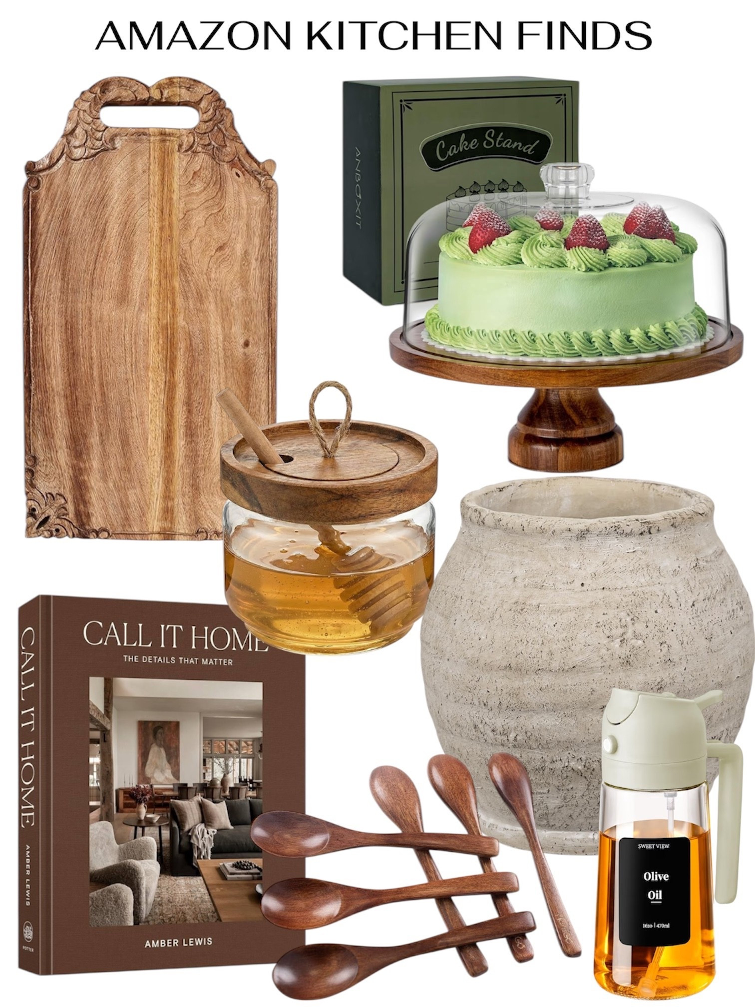 Amazon kitchen finds I’m loving for spring. 



Amazon home finds, spring refresh, cake stand, chopping board, serving board 

#LTKmomlife #LTKSeasonal #LTKHome