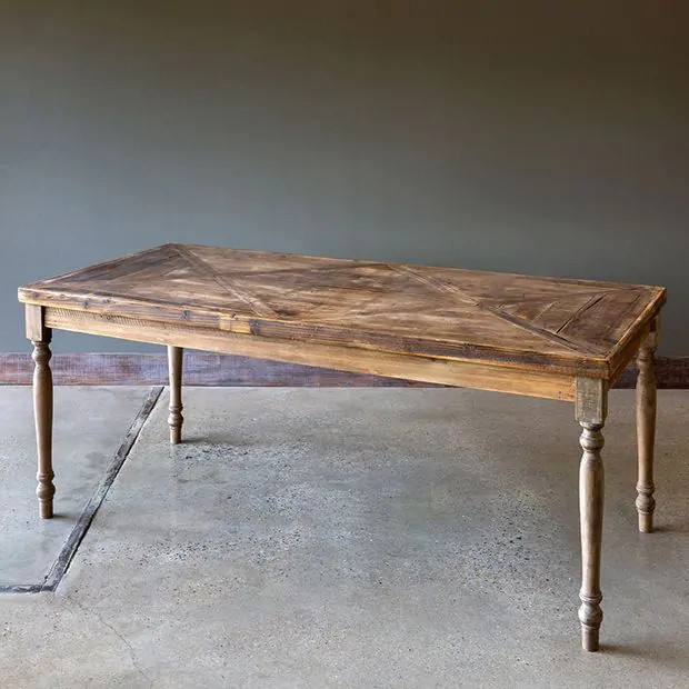 Reclaimed Wood Farmhouse Dining Table | Antique Farm House