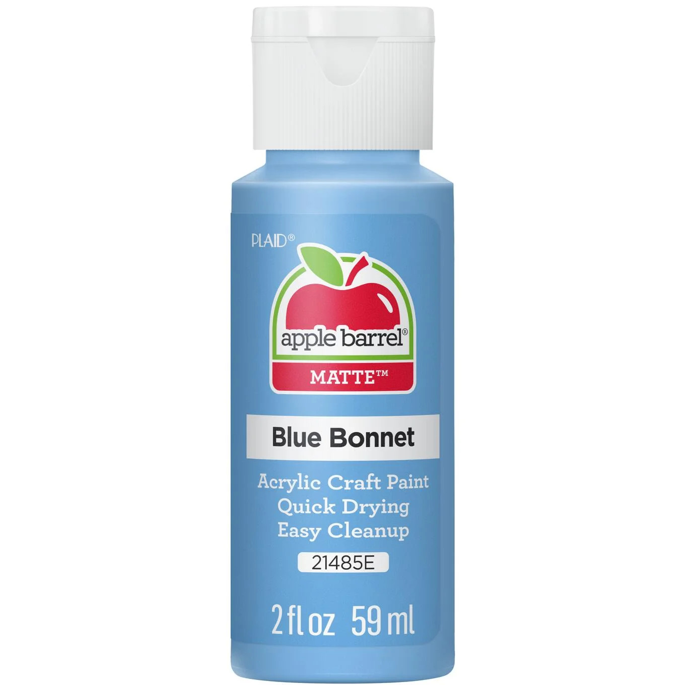 Apple Barrel 21485EX Acrylic Craft Paint, Matte Finish, Blue Bonnet, 2 fl oz | Walmart (US)