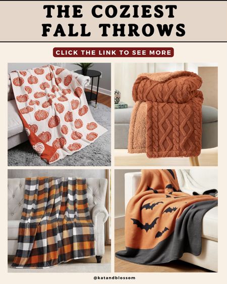 Cozy organic and fleece throw blankets to wrap up in for fall 

#LTKhome #LTKSeasonal