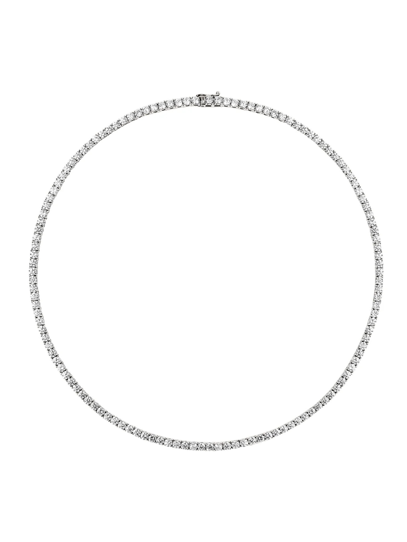 14K KATE RIVI\u00c8RE NECKLACE IN 3MM LAB DIAMOND | Dorsey