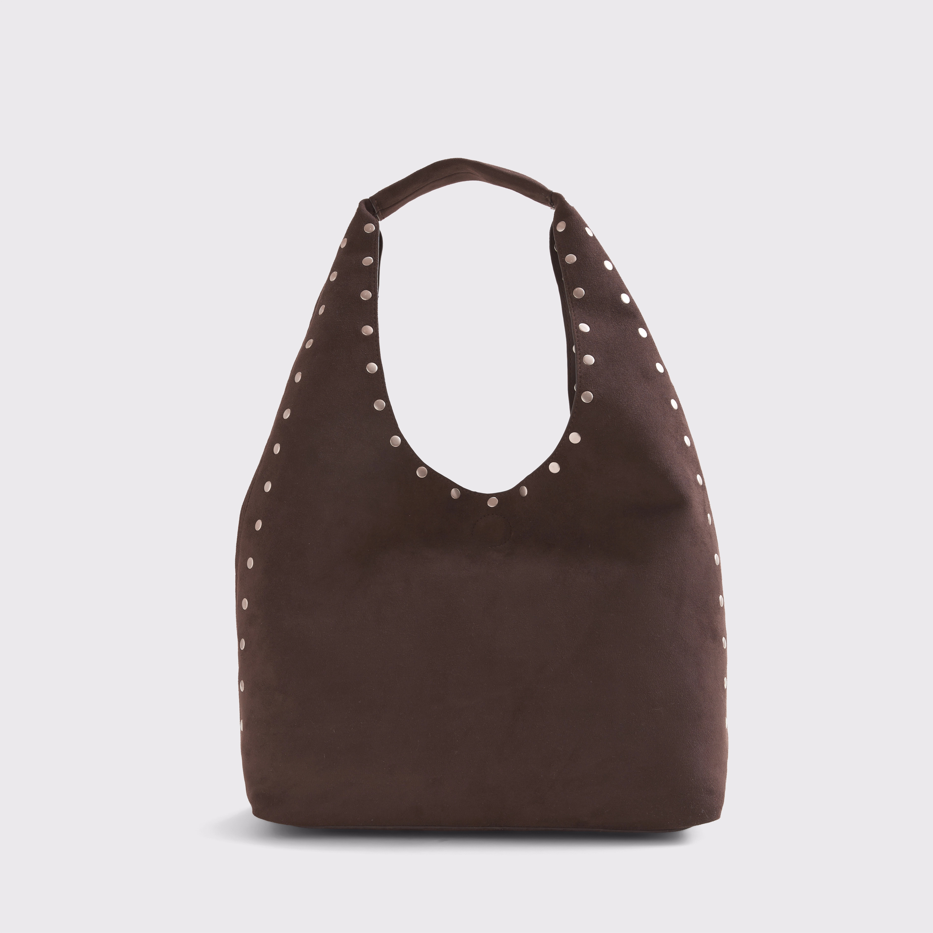 Studded Vegan Suede Tote Bag | Abercrombie & Fitch (US)