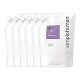 simplehuman Lavender Moisturizing Liquid Hand Soap Refill Pouch, 34 Fl. Oz, Pack of 6 | Amazon (US)