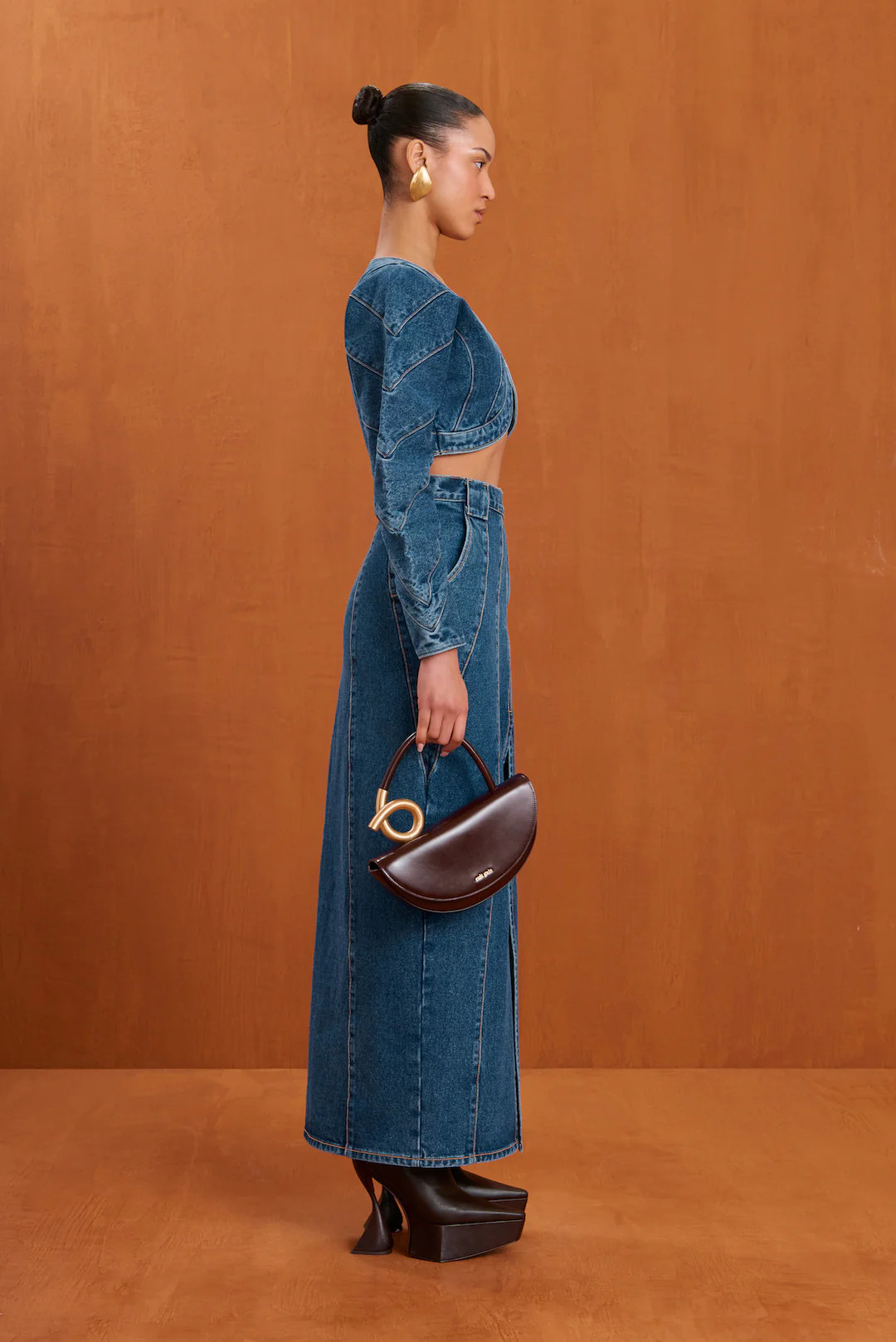 ALESSANDRA JEAN TOP - INDIGO | Cult Gaia - US