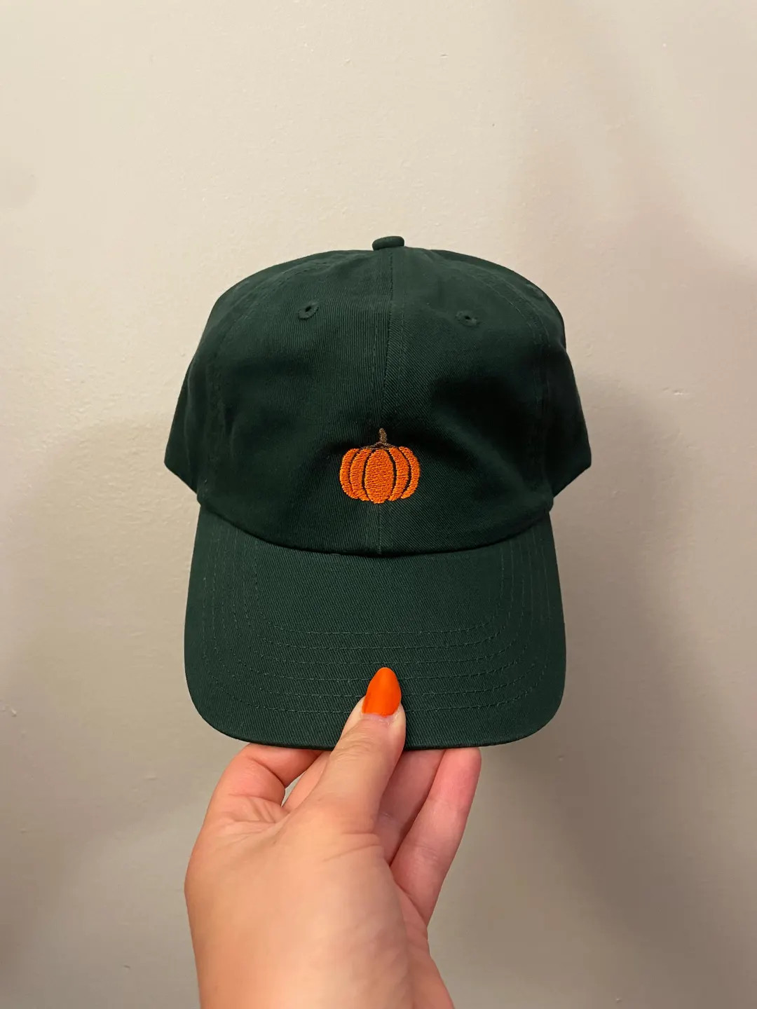 Pumpkin Baseball Cap | Fall Dad Hat | Halloween Outfit Accessory Fall Autumn | Budget Friendly Ma... | Etsy (US)