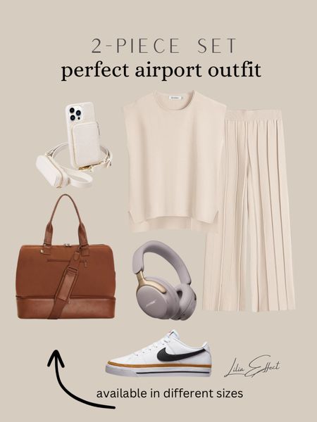 My favorite type of the airport outfit. Comfortable and breathable 2-piece set and light Nike sneakers! 

Travel outfit • casual set • Amazon finds • travel essentials • airport casual 

#LTKstyletip #LTKtravel #LTKitbag