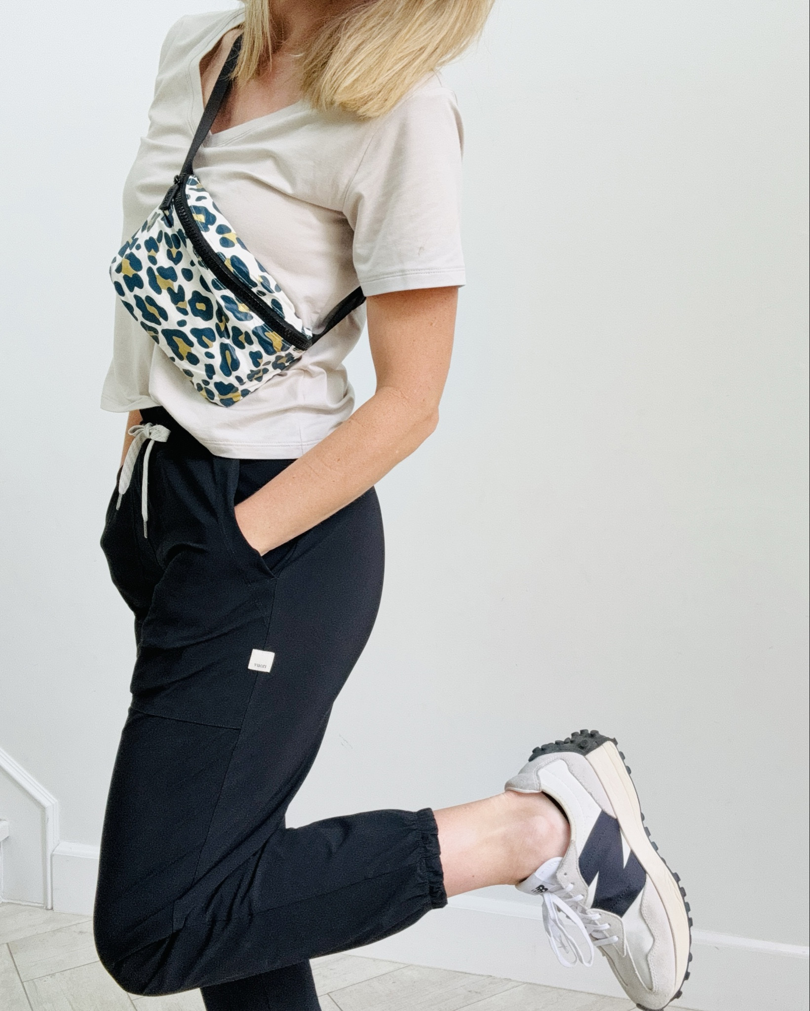 I have 4 boys, these are the clothes I can chase them in.  My favorite joggers, the perfect cropped v neck tee, and a party water resistant fanny pack all paired back with my favorite sneakers.

#Sneakers #avtiveWear #Joggers #SummerOutfit #PerfectTee #MomStyle

#LTKOver40 #LTKActive