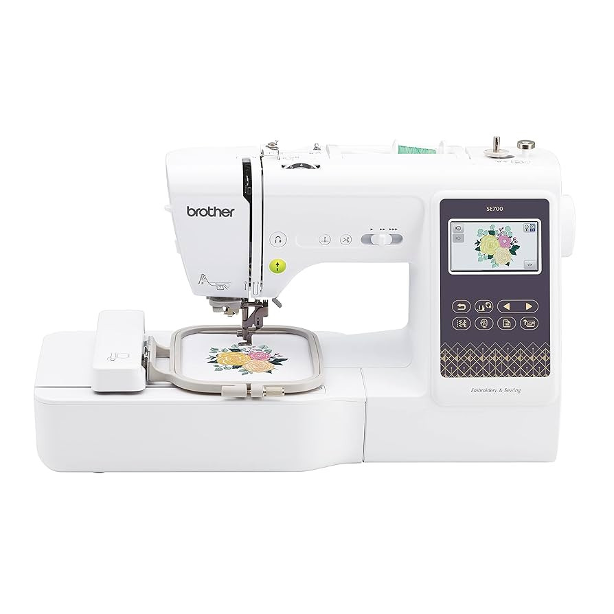 Brother SE700 Sewing and Embroidery Machine, Wireless LAN Connected, 135 Built-in Designs, 103 Bu... | Amazon (US)