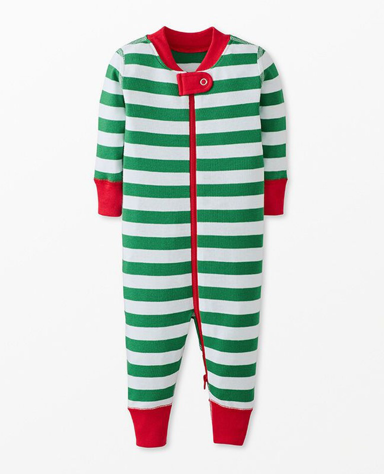 Baby Striped 2-Way Zip Sleeper | Hanna Andersson