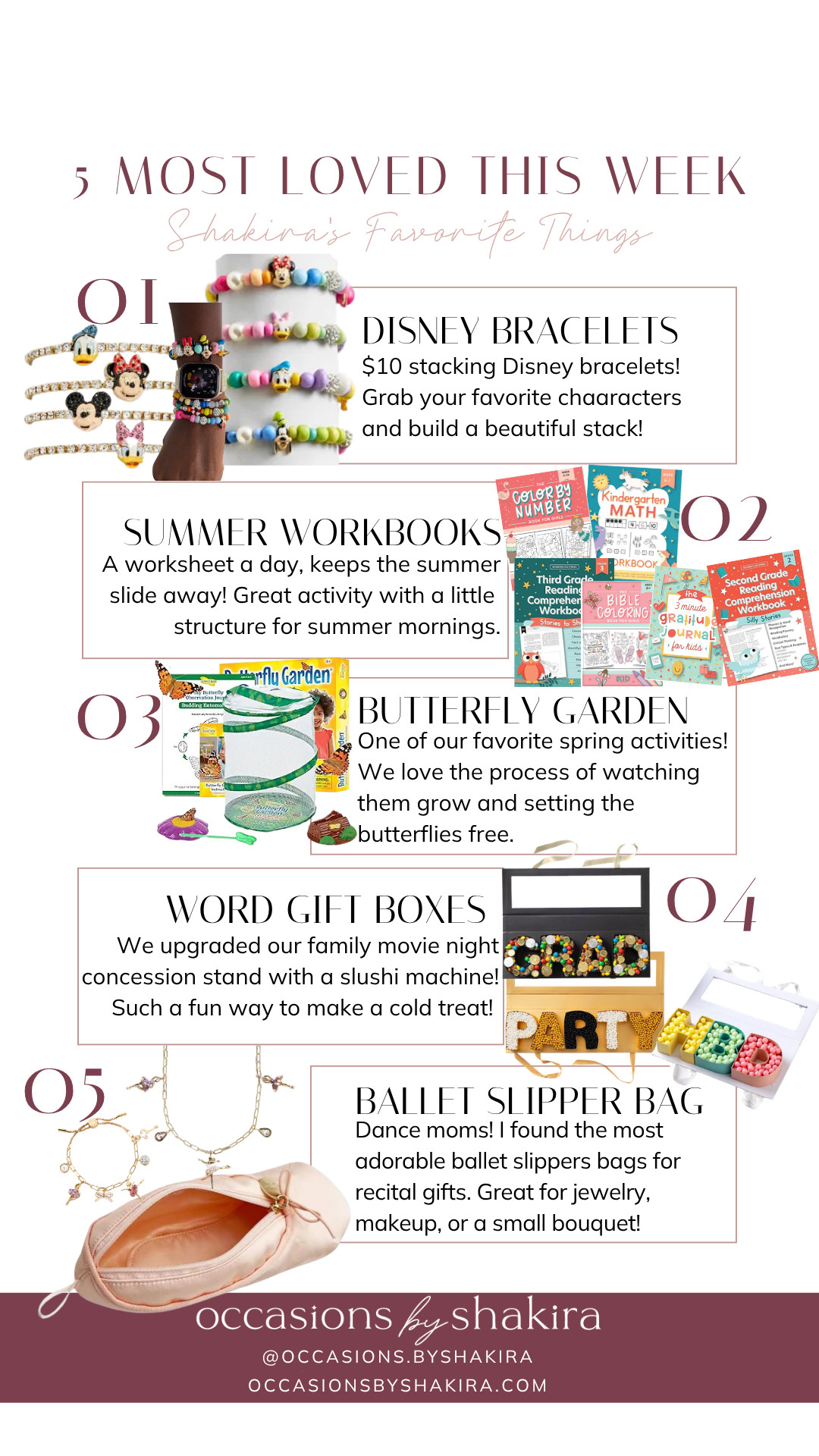 Your 5 Most Loved items from Instagram this week. 

 

#LTKMothersDay #LTKSeasonal #LTKKids