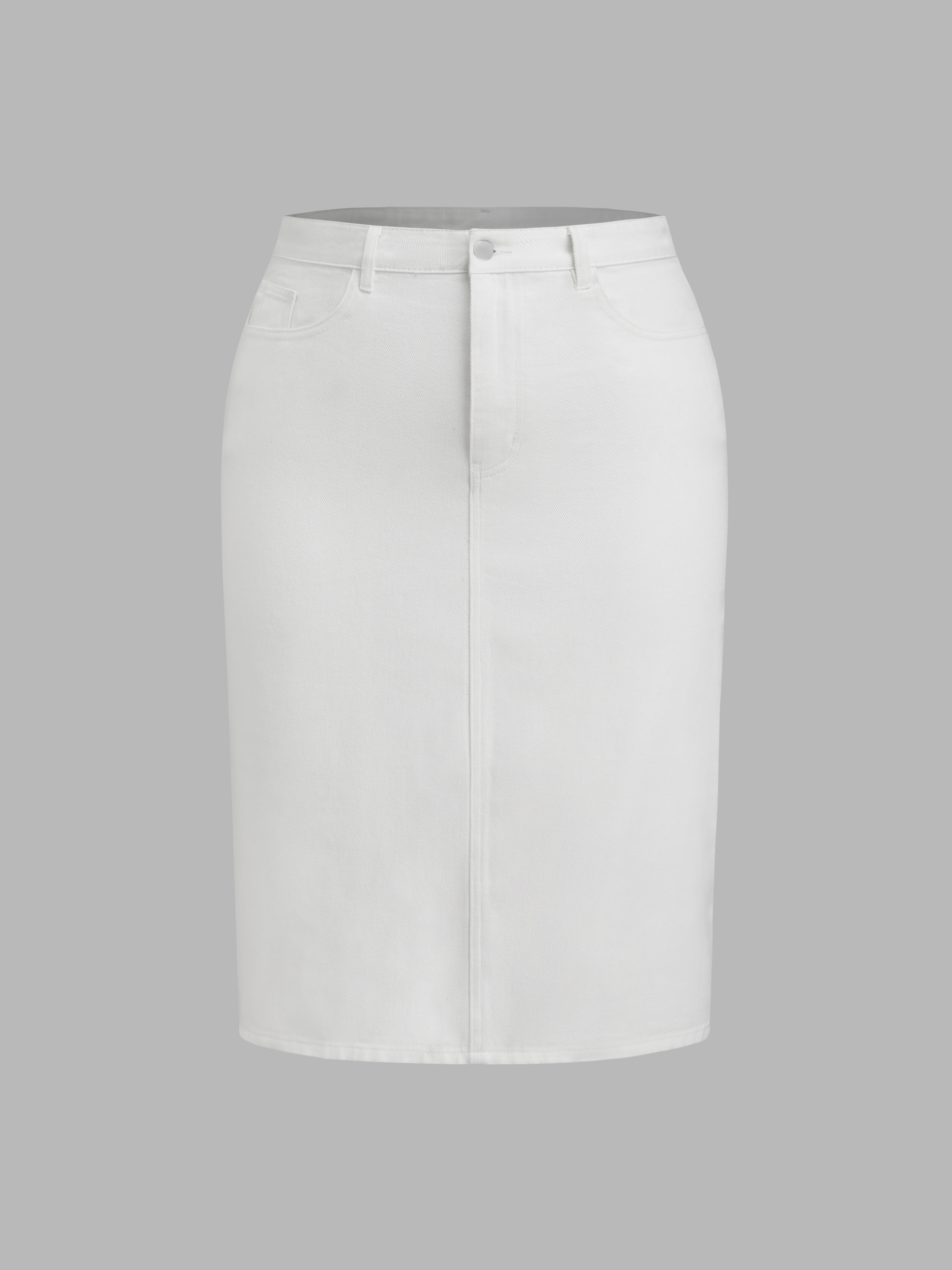 Denim The Midi Curve & Plus For Work | Cider