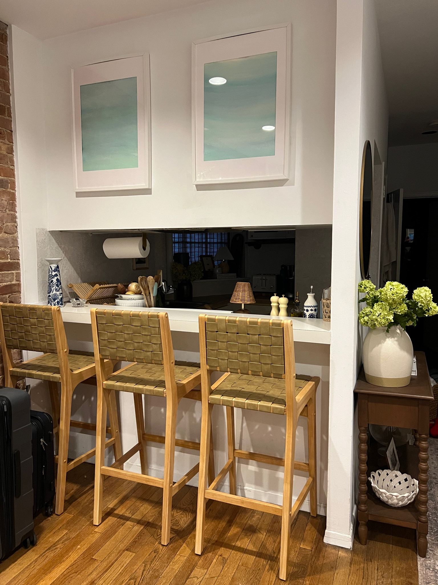 our cozy NYC apartment 🩵 #homedesign #homedecor #nycapartment #apartmenttour #cozyhome #cozyathome 

#LTKStyleTip #LTKFindsUnder100 #LTKHome