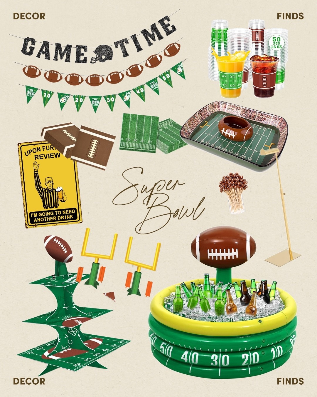 Everything I found for SuperBowl 

#LTKmomlife #LTKSeasonal #LTKvlog