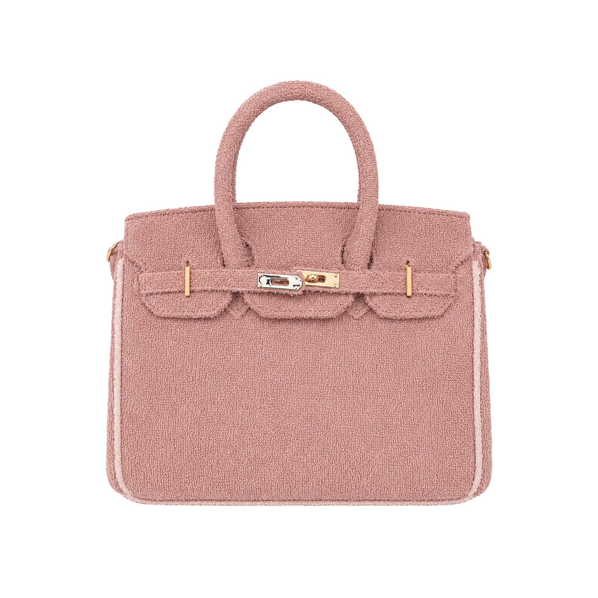 Dusty Rose Terry Handbag | Jennifer Miller Jewelry