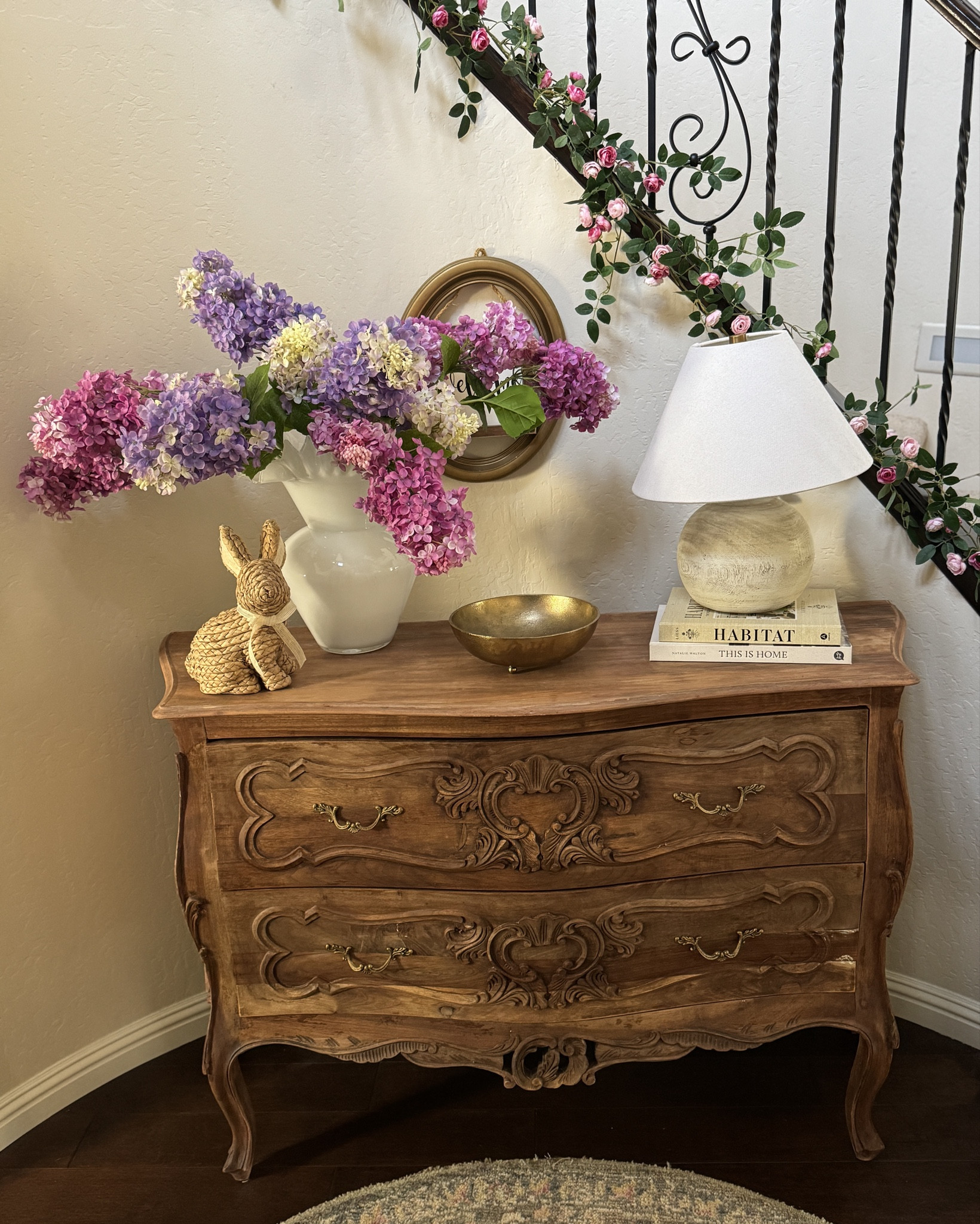 My current spring entryway 


Spring florals, faux florals, woven bunnies, Target home decor, Terrain home decor 

#LTKFindsUnder50 #LTKSeasonal #LTKHome