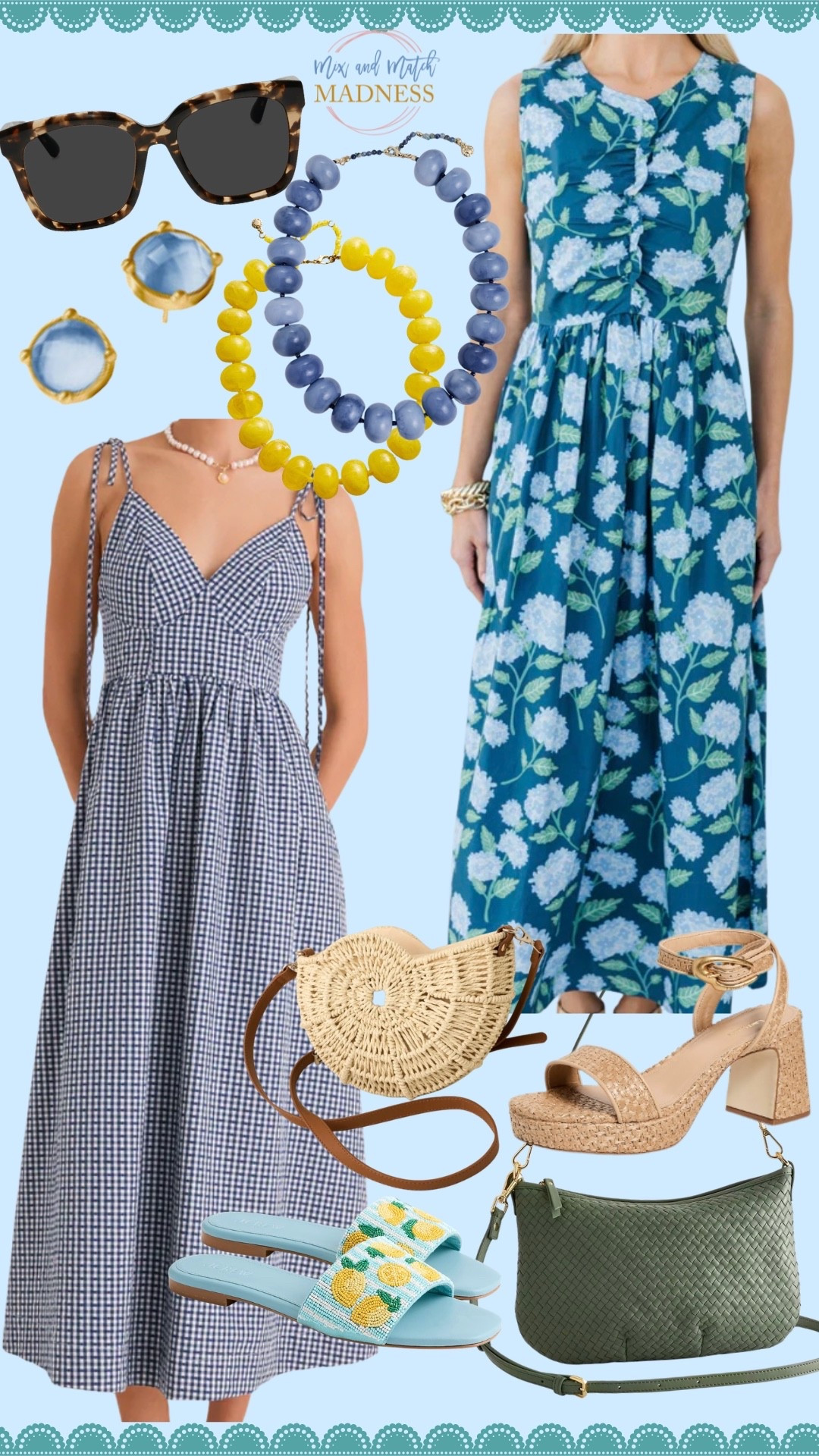 Blues & greens with that pop of yellow is perfection!!

#LTKOver40 #LTKdayinmylife #LTKSeasonal