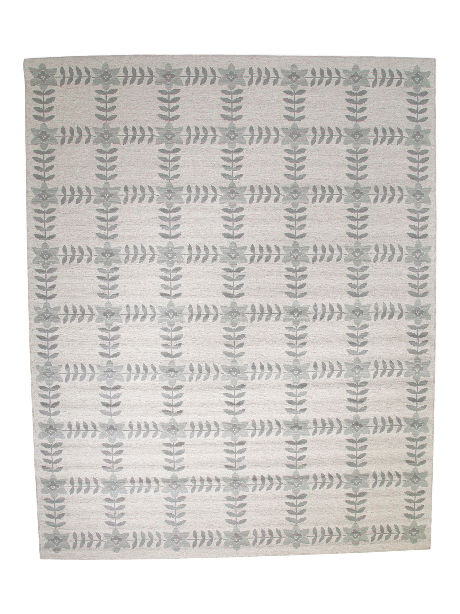 Made In Turkey 8x10 Floral Pattern Indoor Outdoor Area Rug | TJ Maxx