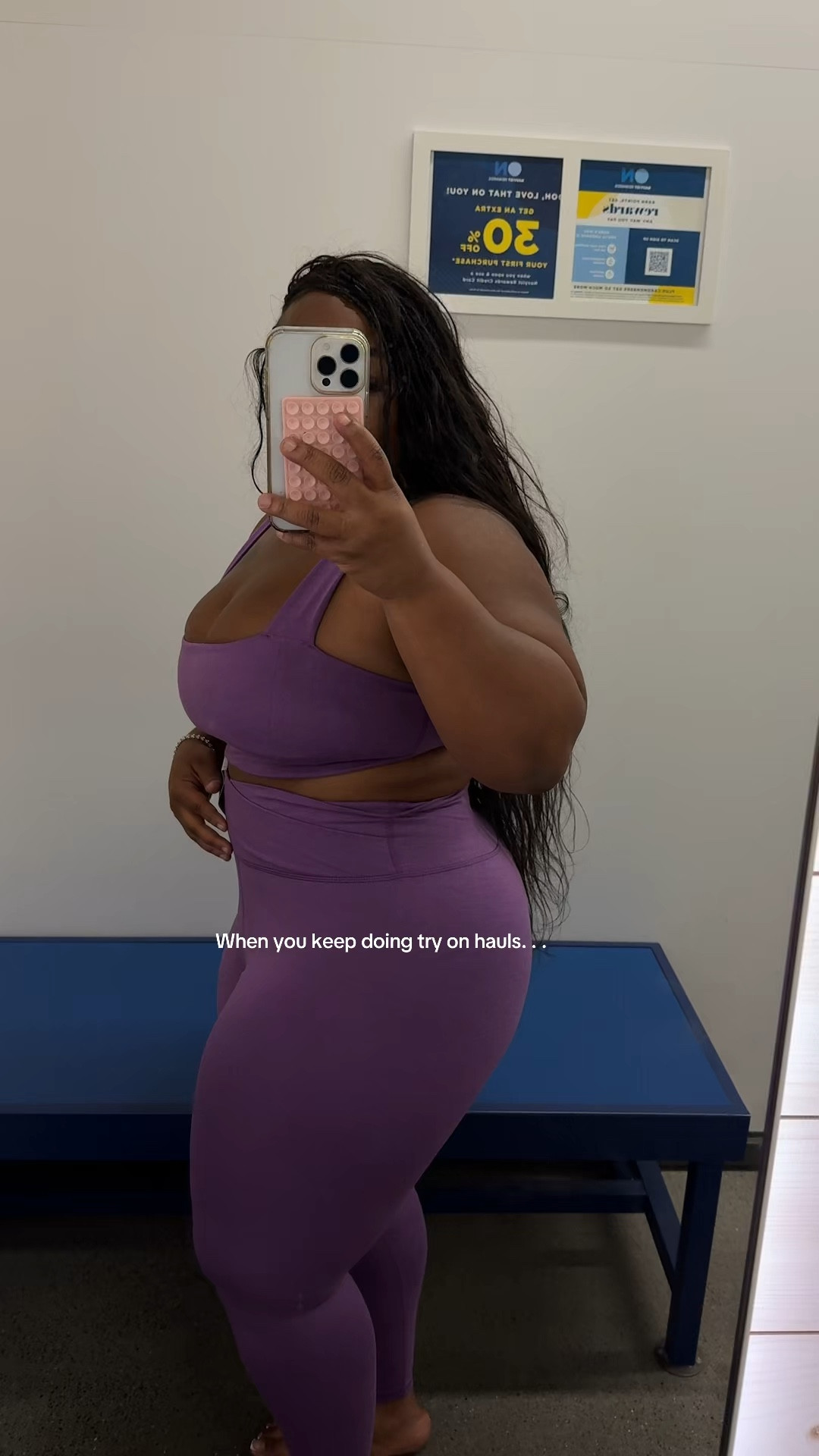 Proof that you don’t have to wait to show up✨ 227➡️189 #weightlossmotivation #gymmotivation #springfashion #curvyfashion #curvygirl 

And yes the pink the pink @Alo Yoga sets are linked 💕

To me the bras run a little smaller, go up a size if you are heavy up top. 

Capris -small (very stretchy)
Bra- medium

Leggings-medium
Bra-mediumm