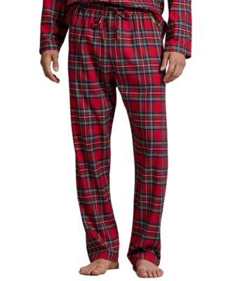 Men's Stewart Plaid Flannel Pajama Pants | Macy's