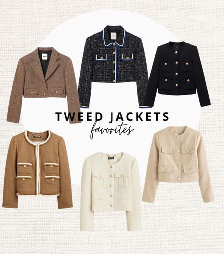 Tweed jackets, definitely will be taking these into my spring wardrobe! Linked quite a few and so sorry if already sold out they go fast 🫶🏼

Read the size guide/size reviews to pick the right size.

Leave a 🖤 to favorite this post and come back later to shop

Tweed jacket, crop jacket, spring jacket, lady jacket, boucle jackett

#LTKstyletip #LTKSeasonal #LTKeurope
