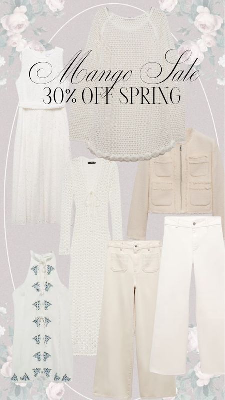 Mango sale picks! 30% off. Memorial Day outfits, graduation picks and pretty cover ups. 