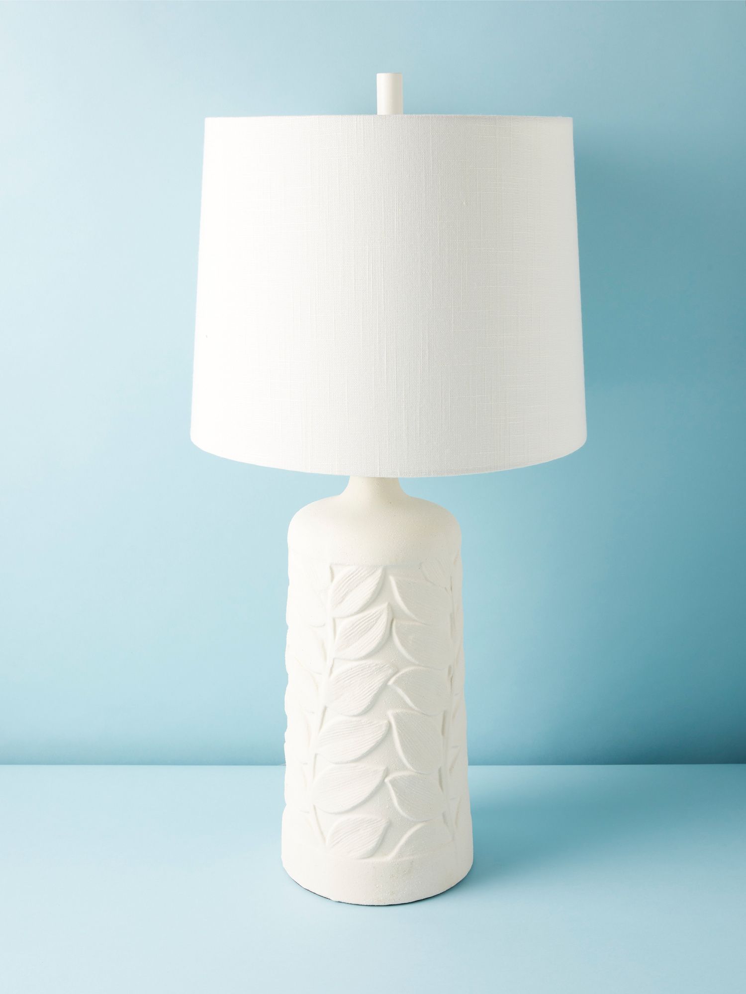 32in Textured Ceramic Leaflet Table Lamp | HomeGoods