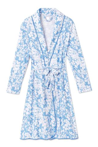 Pima Robe in Sky Floral | Lake Pajamas