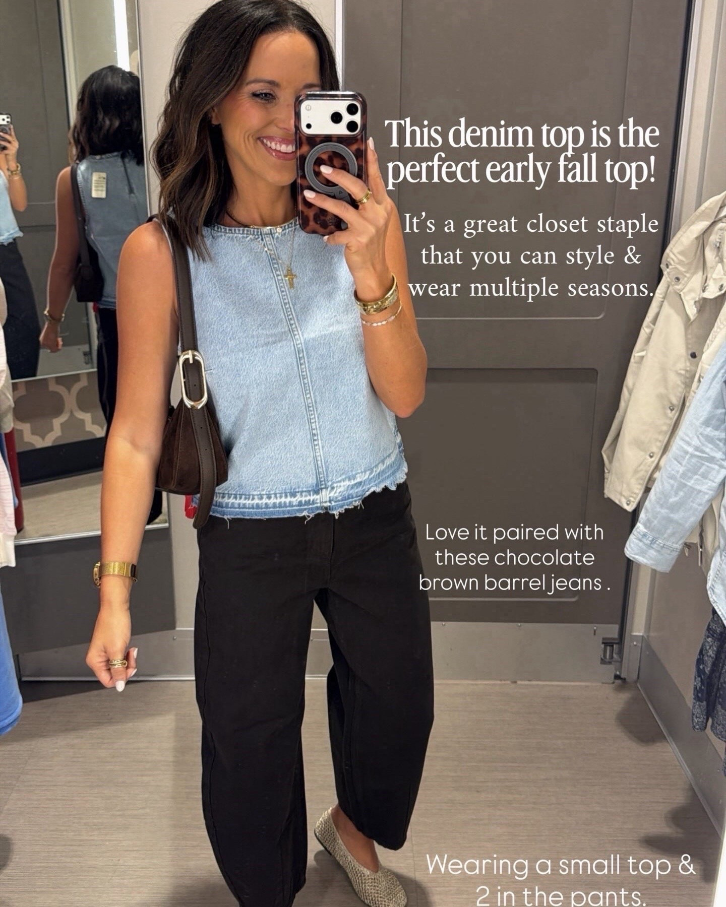THE perfect early fall top! Can be paired with all the things! Can transition to any season with you! 10/10 for me!🔥

@Target 

#targetfashion

#LTKootd