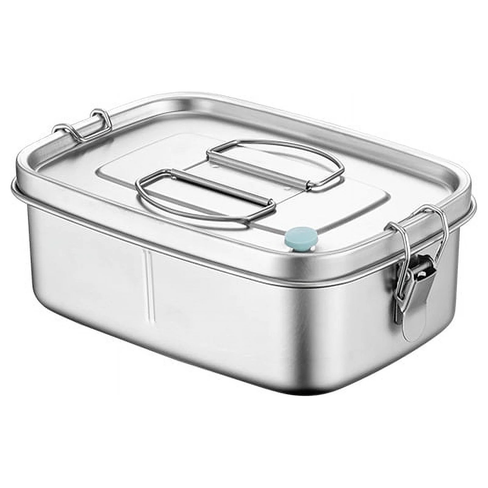 Stainless Steel Bento Box with Removable Divider, 1100ML 2 Compartment Metal Lunch Box 100% Leak ... | Walmart (US)