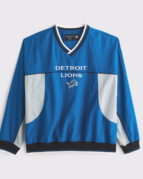 Detroit Lions Nylon Graphic Sweatshirt | Abercrombie & Fitch (US)