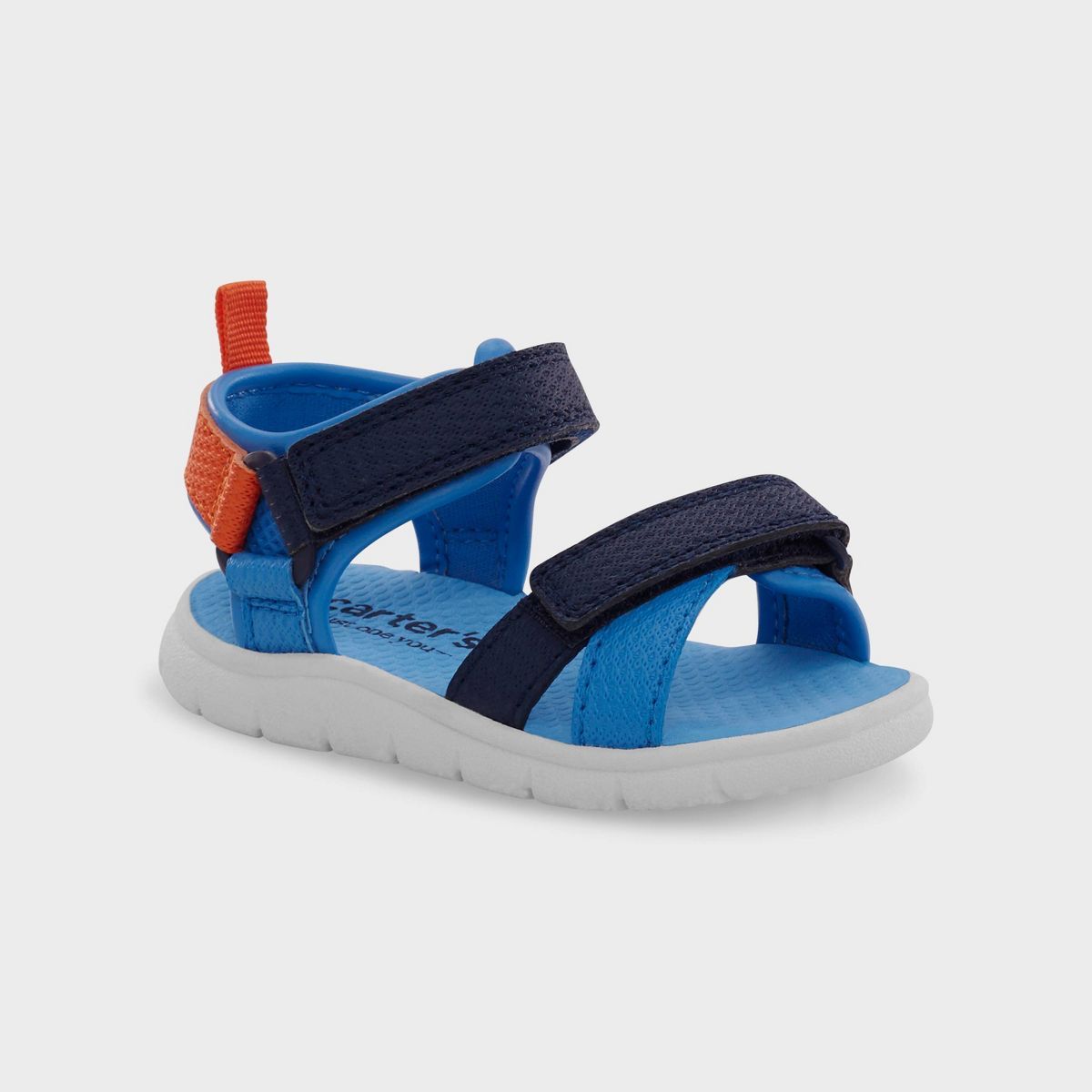 Carter's Just One You® Toddler Boys' First Walker Sporty Sandals - Blue | Target
