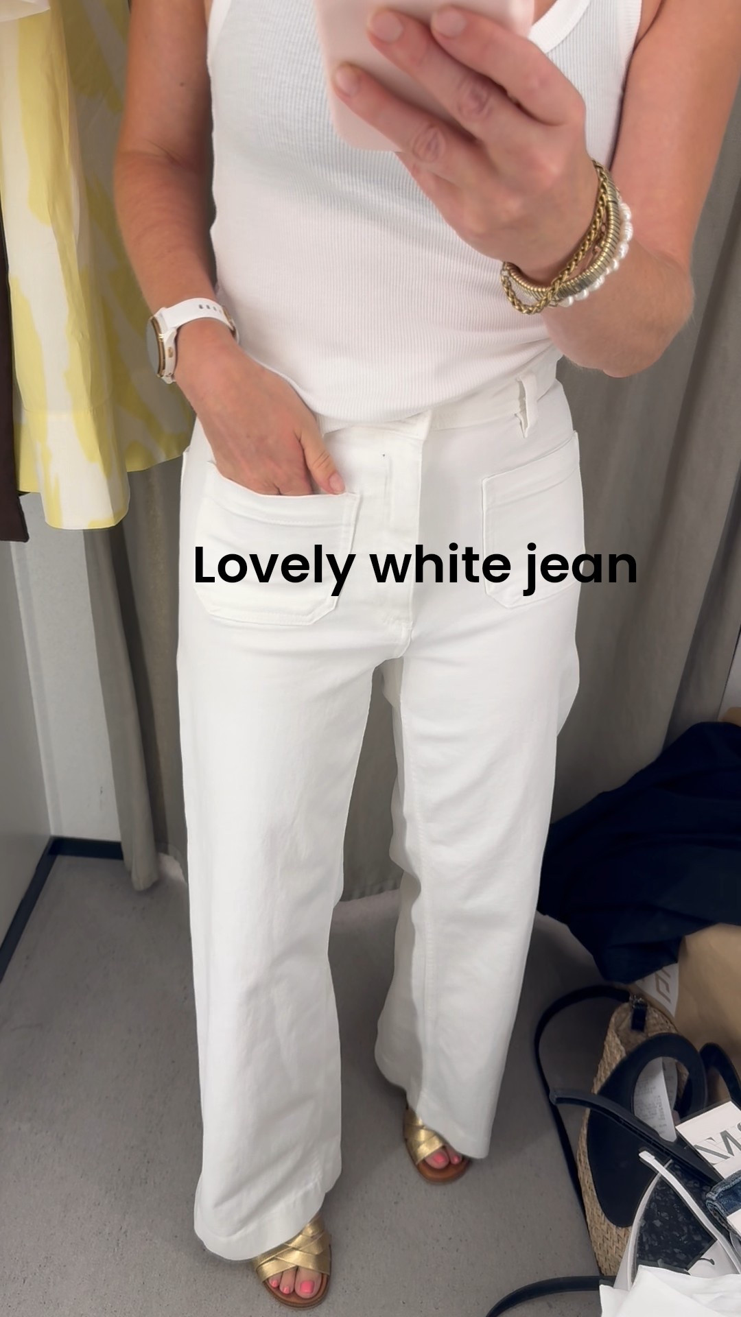 Lovely white leg jean - wide leg style

Full length if you’re short like me or cropped if you’re taller! 

Perfect summer trousers 
Summer outfits 

#LTKsummer #LTKpetite #LTKuk