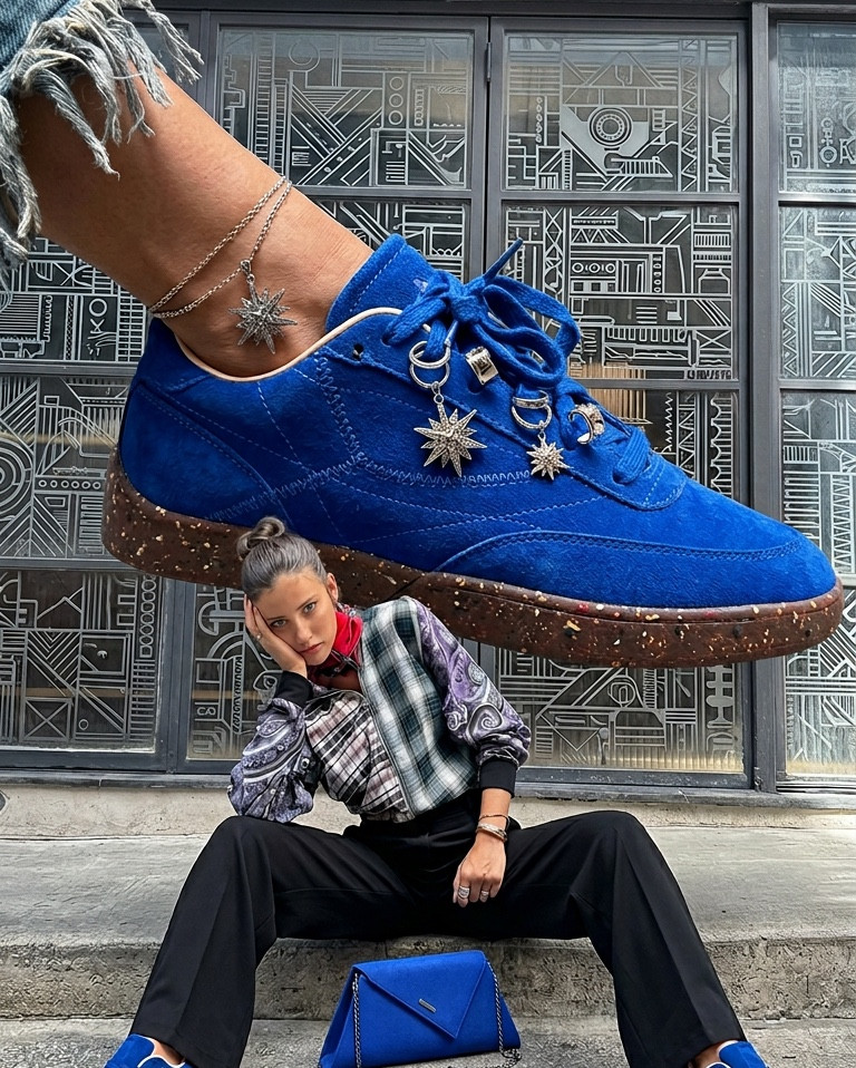 Cobalt has quietly become fashion’s most intelligent color. Not navy. Not electric. Something sharper — the shade designers reach for when they want impact without chaos.

This pair feels like the perfect example: suede texture, warm speckled sole, and just enough hardware to make them feel styled rather than sporty.

Consider them the anti-basic sneaker.

Linked: a few cobalt standouts I’d actually wear.

#LTKootd #LTKgrwm #LTKSpringSale