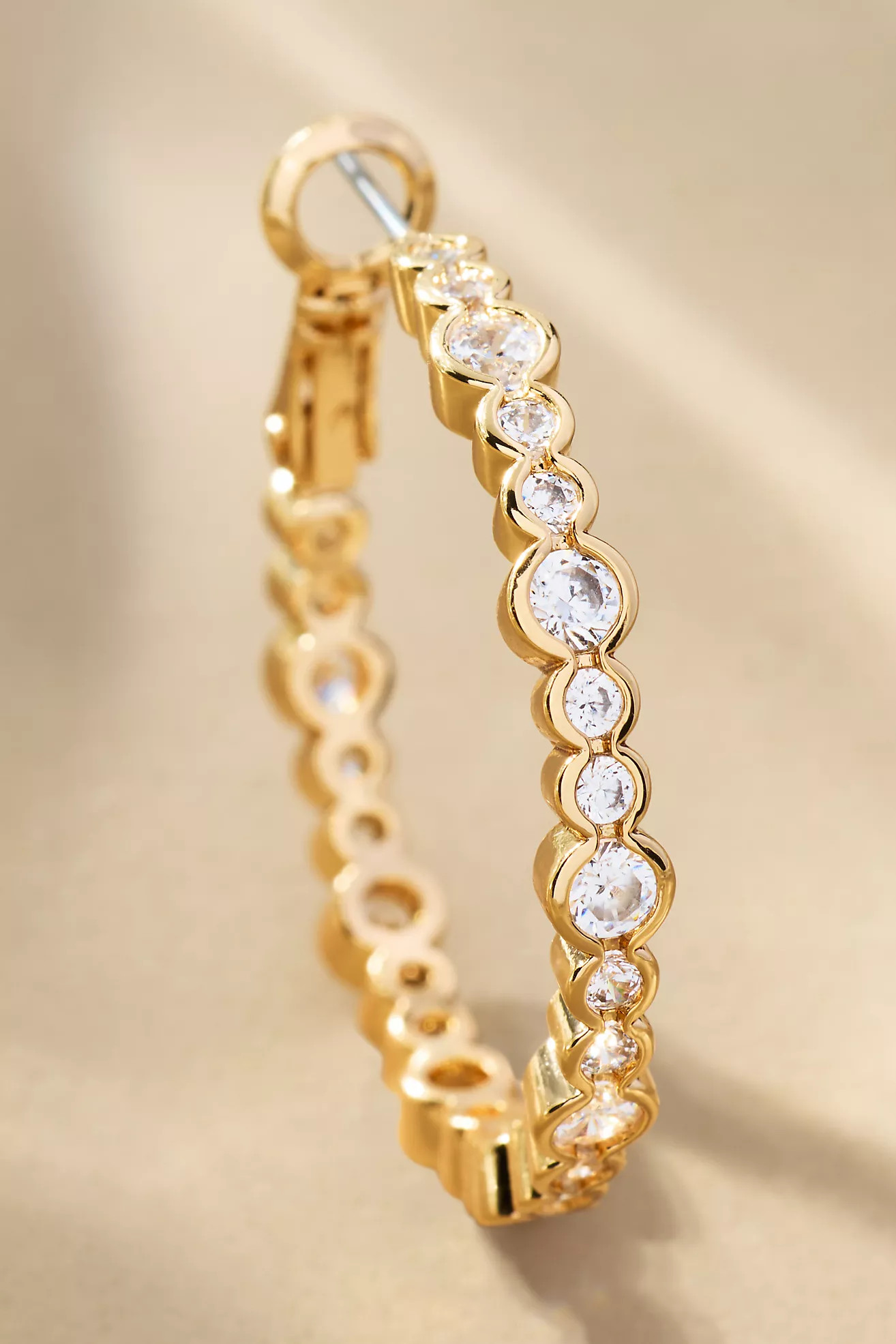 Delicate Glitz Hoop Earrings | Anthropologie (US)