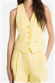Butter yellow is having a moment, and this set is such a fun way to wear it. 💛

The tailored vest and matching shorts feel polished but still effortless—perfect for brunch, vacations, or summer events.

#LTKStyle #SummerFashion #MatchingSet #VacationStyle #FashionFinds
 

 