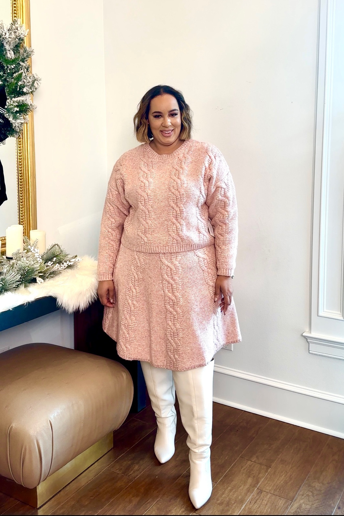 This sweater set is adorable and such great quality! Im wearing 14/16

#LTKmidsize #LTKCyberWeek #LTKplussize