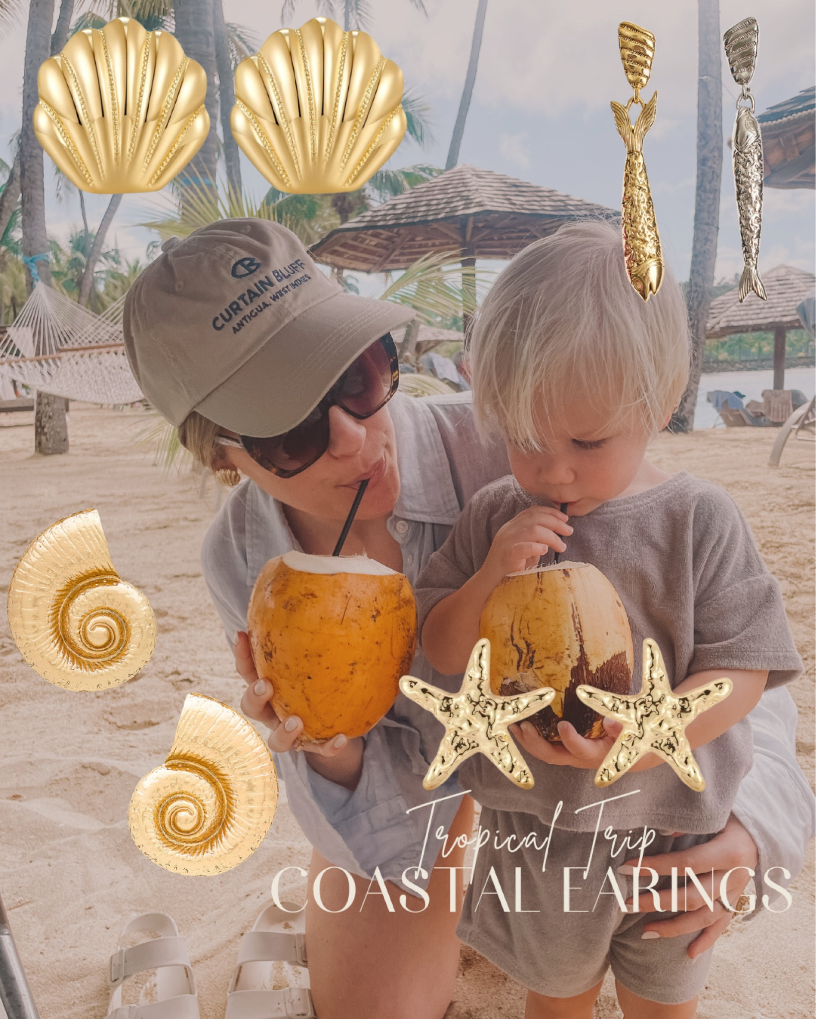 Subtle sparkle for a coastal getaway. ✨ These delicate earrings are the perfect touch, whether you're dressing up for dinner or keeping it casual by the pool. I loved my shell earrings on this recent beach trip, but now I’m kind of obsessed with these silver and gold sardines! They're so versatile. 

#coastaljewelry #delicateearrings #silverandgold #beachvacation #shellearings 

#LTKTravel #LTKStyleTip