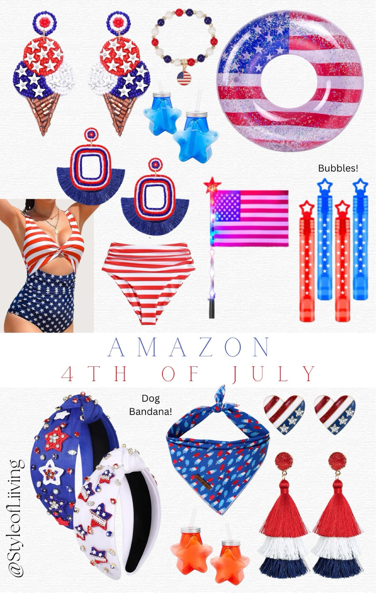 4th of July items! Amazon patriotic finds.

#LTKParties #LTKSeasonal #LTKStyleTip