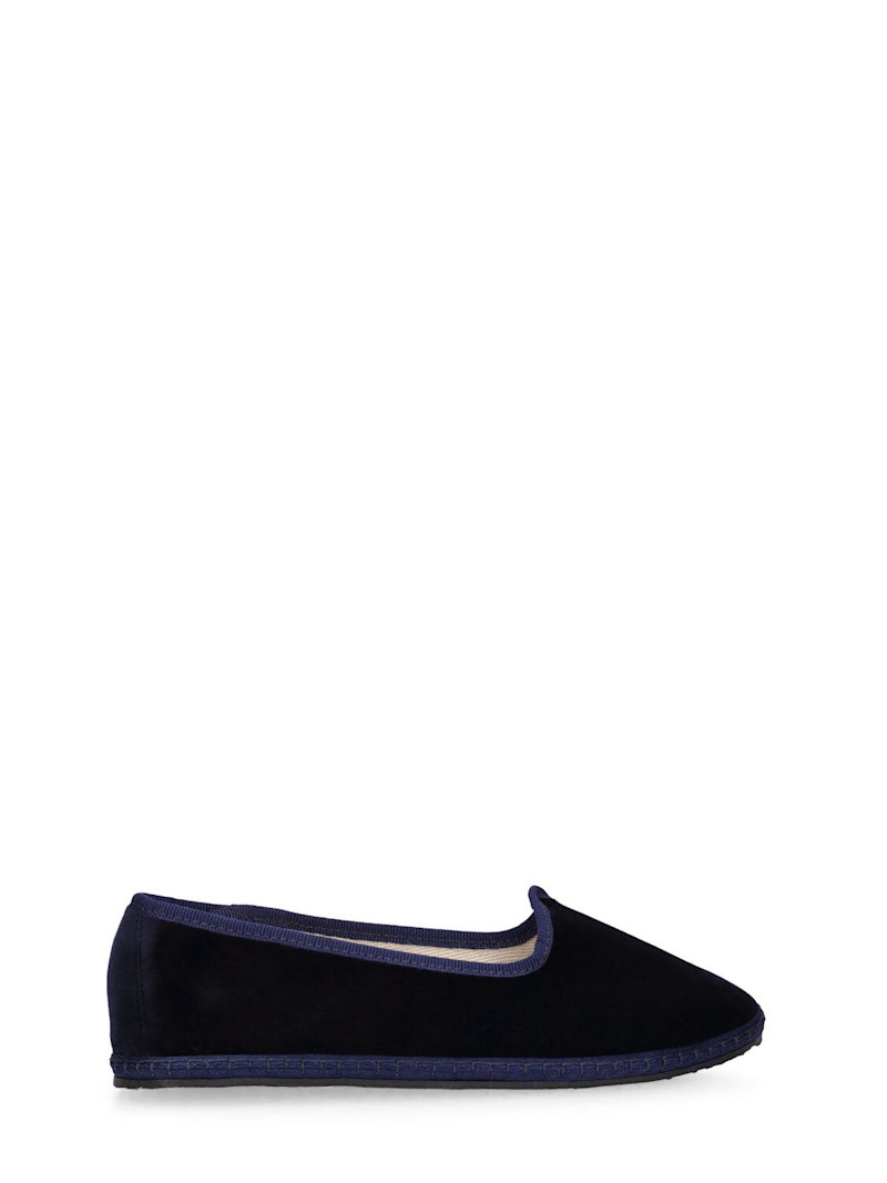 Cotton velvet loafers | Luisaviaroma